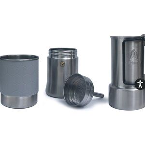 Gray and Silver Coffee Maker by CONNOR